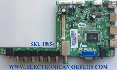 MAIN / HITACHI 999B4N / JUC7.820.00095793 / HLS43C / 999B4NA / E193079-B / MODELO LE50H508